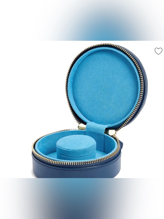 WOLF Accessories - WOLF
Sophia Blue Round Travel Zip Case